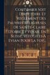 Coutumier Soit Directoire Et Règlement Des Pauvres Religieuses De Sainte-claire D'orbe Et Vevay En Suisse Réfugiées À Evian Pour La Foy