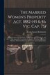 The Married Women's Property Act 1882 (45 & 46 Vic. Cap. 75) by Joseph Samuel Rubinstein, Paperback | Indigo Chapters