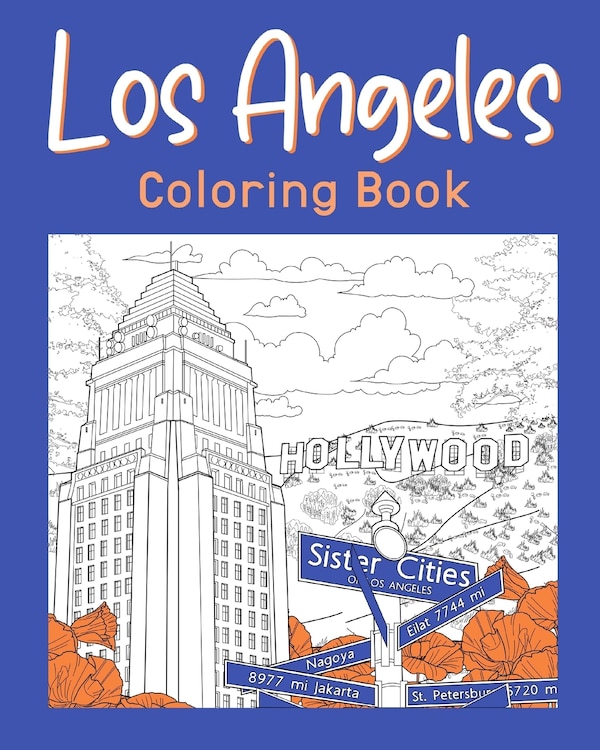 Los Angeles Coloring Book by Paperland Paperland, Paperback | Indigo Chapters