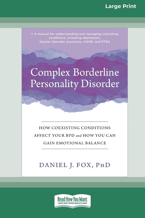 Complex Borderline Personality Disorder by Daniel J Fox, Paperback | Indigo Chapters