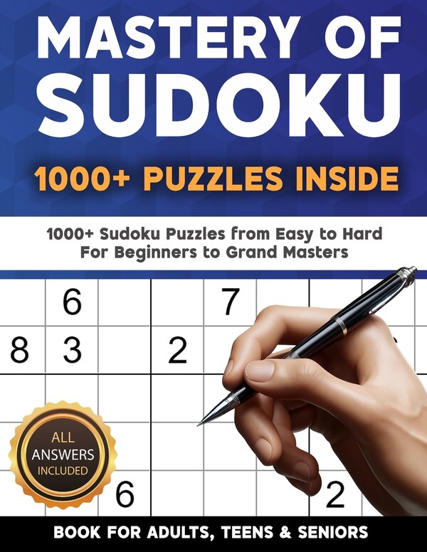 Mastery of Sudoku Puzzles for Adults Teens & Seniors by Corbin Berriman, Paperback | Indigo Chapters