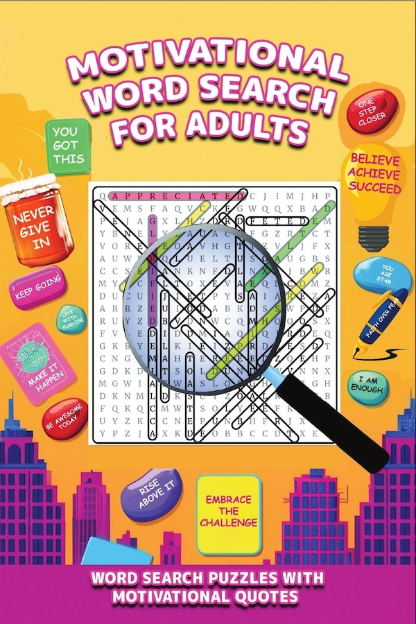 Motivational Word Search Puzzle Book With Quotes by Icons Media Publishing, Paperback | Indigo Chapters