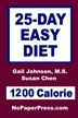 25-Day Easy Diet - 1200 Calorie by Gail Johnson, Paperback | Indigo Chapters