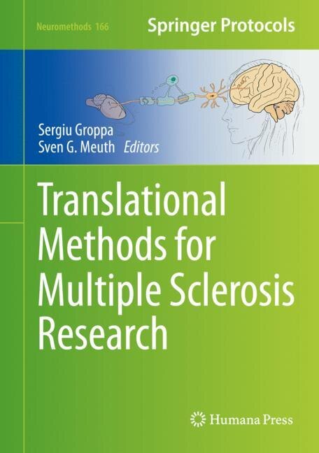 Translational Methods For Multiple Sclerosis Research by Sergiu Groppa, Hardcover | Indigo Chapters