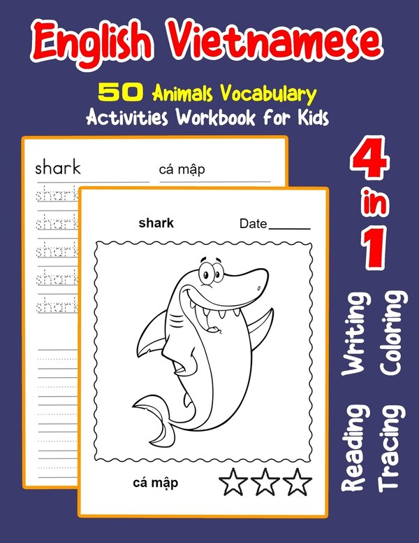 English Vietnamese 50 Animals Vocabulary Activities Workbook for Kids by Irene Nyman, Paperback | Indigo Chapters