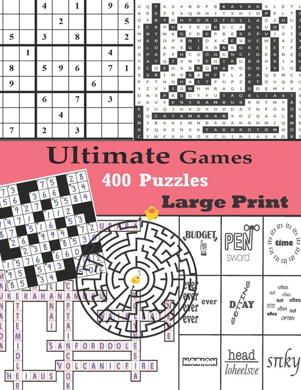 Ultimate Games 400 Puzzles Large Print by Josue Pellom, Paperback | Indigo Chapters