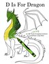 D Is For Dragon Coloring Book by Brittany Long Olsen, Paperback | Indigo Chapters