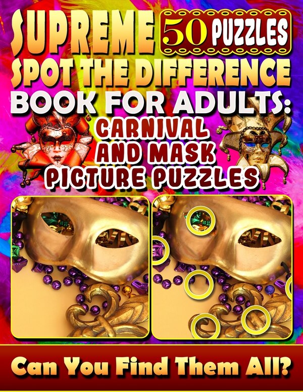 Supreme Spot the Difference Book for Adults by Lucy Coldman, Paperback | Indigo Chapters