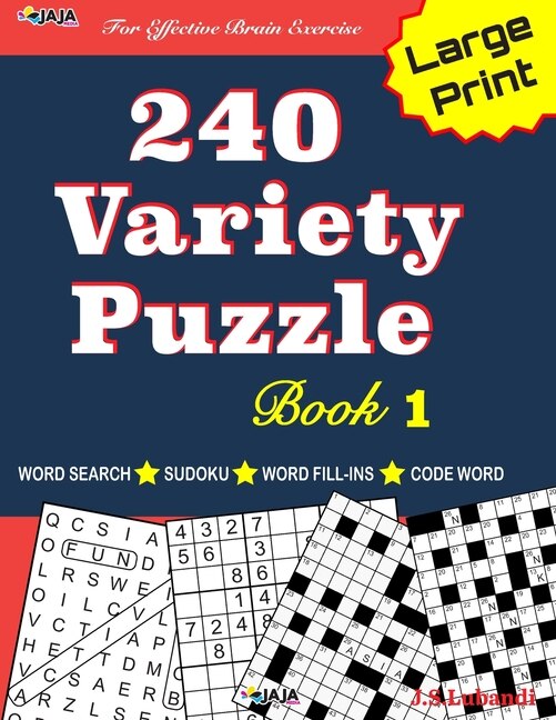 240 Variety Puzzle Book 1 by Jaja Jaja Books, Paperback | Indigo Chapters