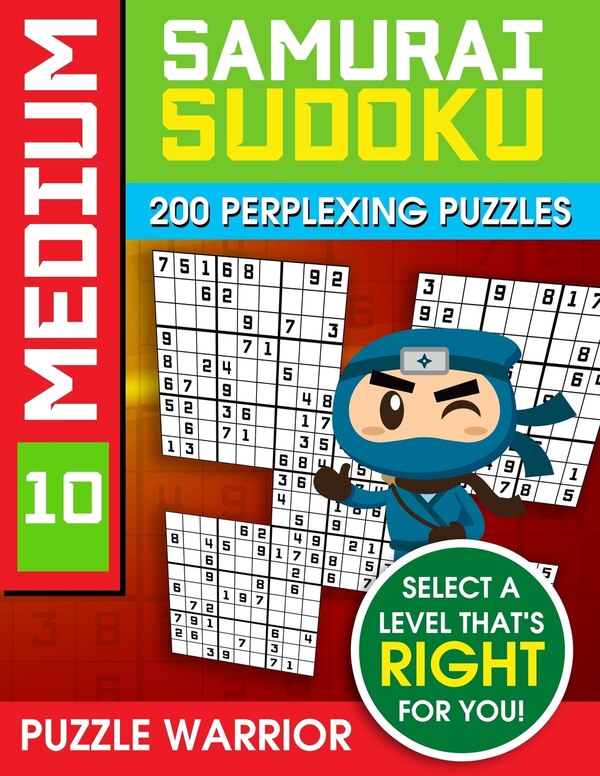 Medium Samurai Sudoku by Puzzle Warrior, Paperback | Indigo Chapters