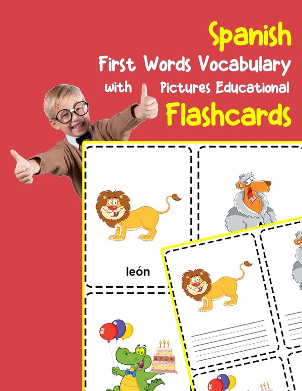 Spanish First Words Vocabulary with Pictures Educational Flashcards by Brighter Zone, Paperback | Indigo Chapters