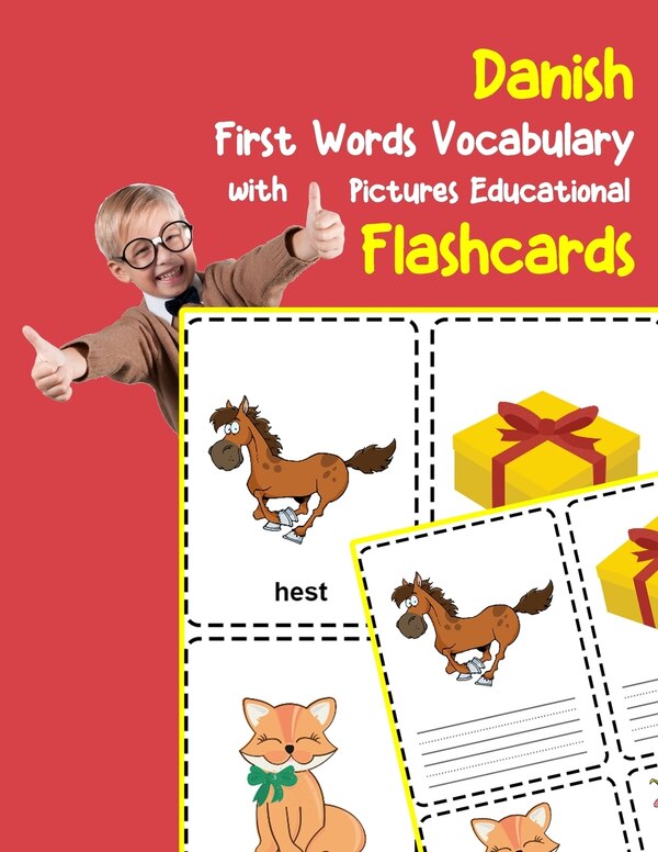 Danish First Words Vocabulary with Pictures Educational Flashcards by Brighter Zone, Paperback | Indigo Chapters