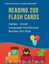 Reading 200 Flash Cards Italian - Hindi Language Vocabulary Builder For Kids by Professional Languageprep, Paperback | Indigo Chapters