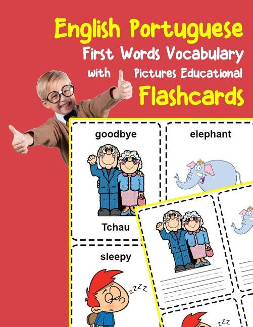 English Portuguese First Words Vocabulary with Pictures Educational Flashcards by Brighter Zone, Paperback | Indigo Chapters