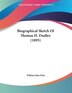 Biographical Sketch Of Thomas H. Dudley (1895) by William John Potts, Paperback | Indigo Chapters
