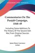 Commentaries On The Punjab Campaign 1848-49 by James Henry Lawrence-Archer, Paperback | Indigo Chapters