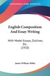 English Composition And Essay Writing by James William Miller, Paperback | Indigo Chapters