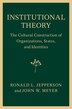 Institutional Theory by Ronald L. Jepperson, Hardcover | Indigo Chapters