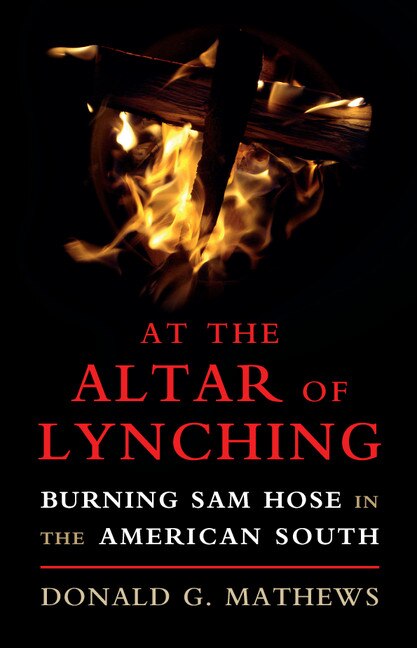 At The Altar Of Lynching by Donald G. Mathews, Hardcover | Indigo Chapters