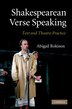 Shakespearean Verse Speaking by Abigail Rokison, Paperback | Indigo Chapters