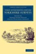 Three Seventeenth-Century Yorkshire Surveys by Thomas Stuart Willan, Paperback | Indigo Chapters