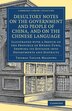 Desultory Notes on the Government and People of China and on the Chinese Language by Thomas Taylor Meadows, Paperback | Indigo Chapters