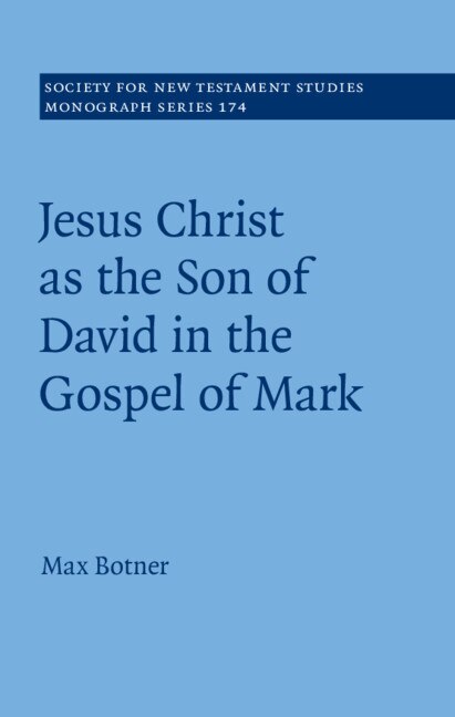 Jesus Christ As The Son Of David In The Gospel Of Mark by Max Botner, Hardcover | Indigo Chapters