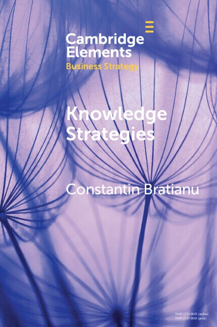 Knowledge Strategies by Constantin Bratianu, Paperback | Indigo Chapters