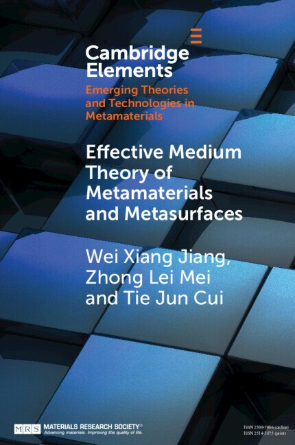 Effective Medium Theory Of Metamaterials And Metasurfaces by Wei Xiang Jiang, Paperback | Indigo Chapters