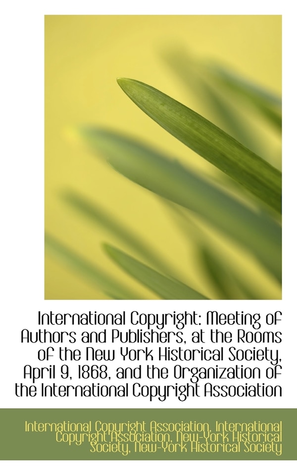 International Copyright by International Cop Copyright Association, Paperback | Indigo Chapters