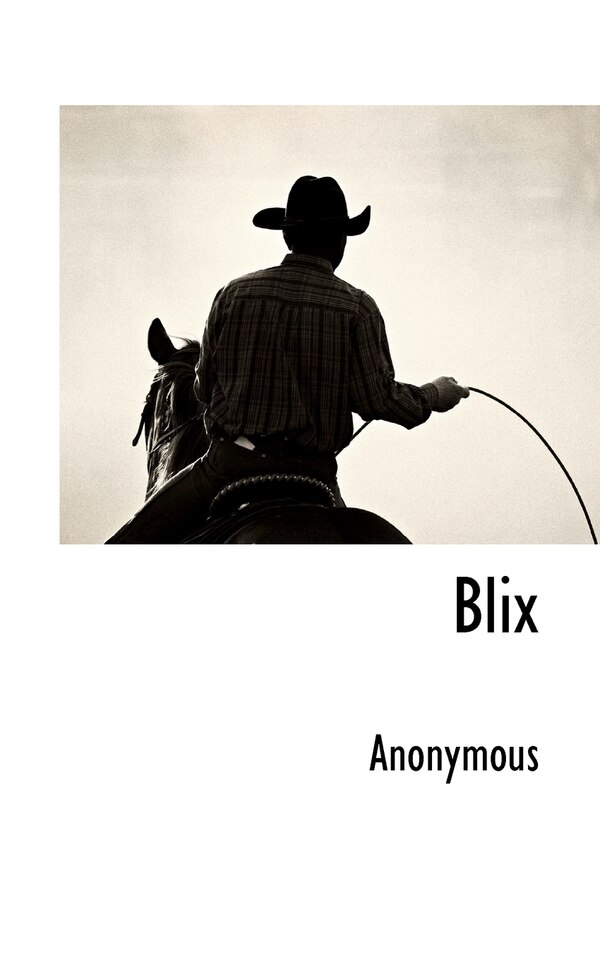 Blix by Anonymous, Paperback | Indigo Chapters