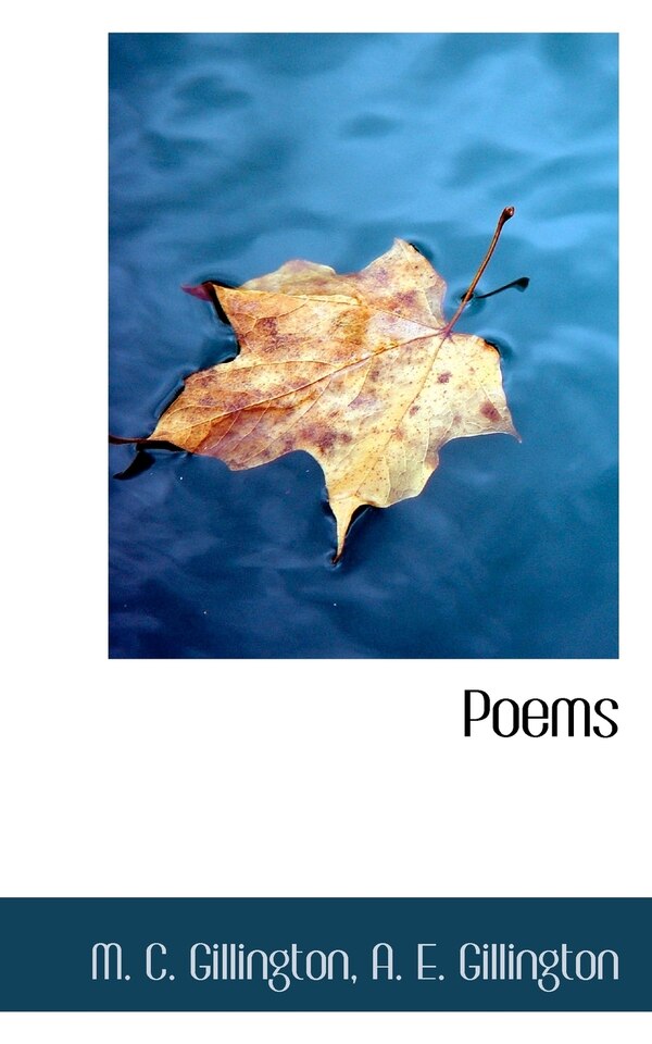 Poems by M. C. Gillington, Paperback | Indigo Chapters