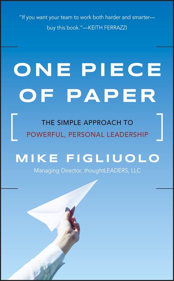 One Piece of Paper by Mike Figliuolo, Hardcover | Indigo Chapters