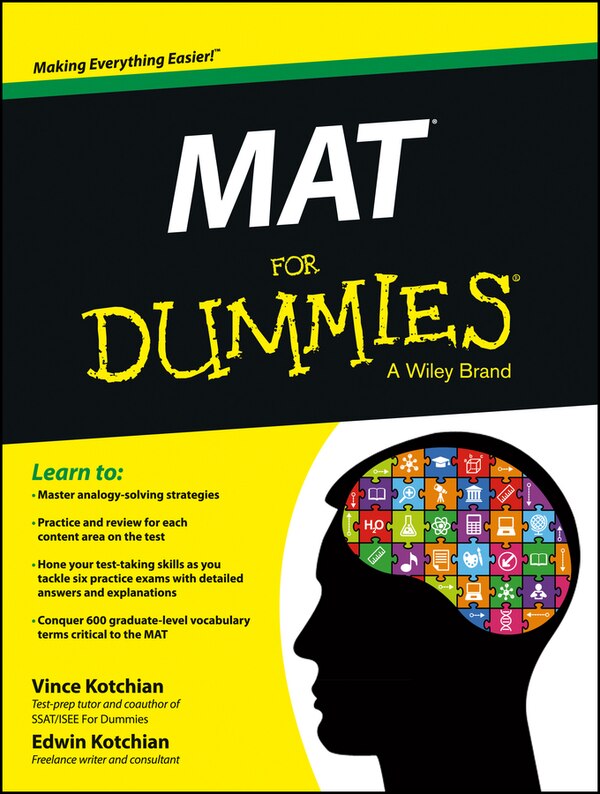 MAT For Dummies by Vince Kotchian, Paperback | Indigo Chapters