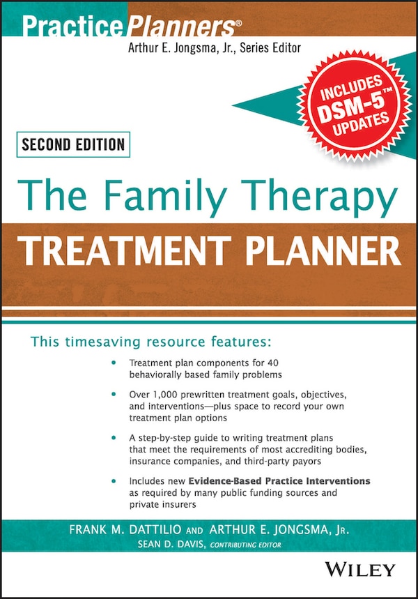 The Family Therapy Treatment Planner with DSM-5 Updates 2nd Edition by Frank M. Dattilio, Paperback | Indigo Chapters