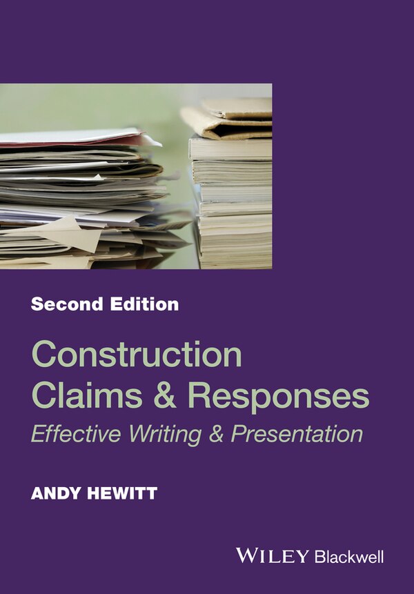 Construction Claims and Responses by Andy Hewitt, Paperback | Indigo Chapters