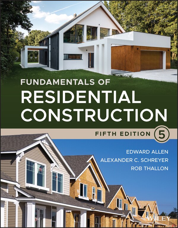 Fundamentals Of Residential Construction by Edward Allen, Hardcover | Indigo Chapters