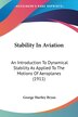 Stability In Aviation by George Hartley Bryan, Paperback | Indigo Chapters
