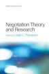 Negotiation Theory And Research by Leigh L. Thompson, Paperback | Indigo Chapters