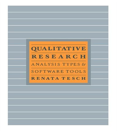 Qualitative Research by Renata Tesch, Hardcover | Indigo Chapters