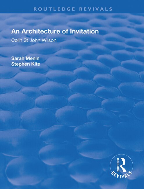 An Architecture Of Invitation by Sarah Menin, Paperback | Indigo Chapters