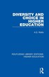 Diversity And Choice In Higher Education by A.g. Watts, Hardcover | Indigo Chapters