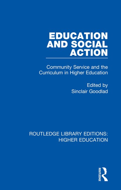 Education And Social Action by Sinclair Goodlad, Paperback | Indigo Chapters