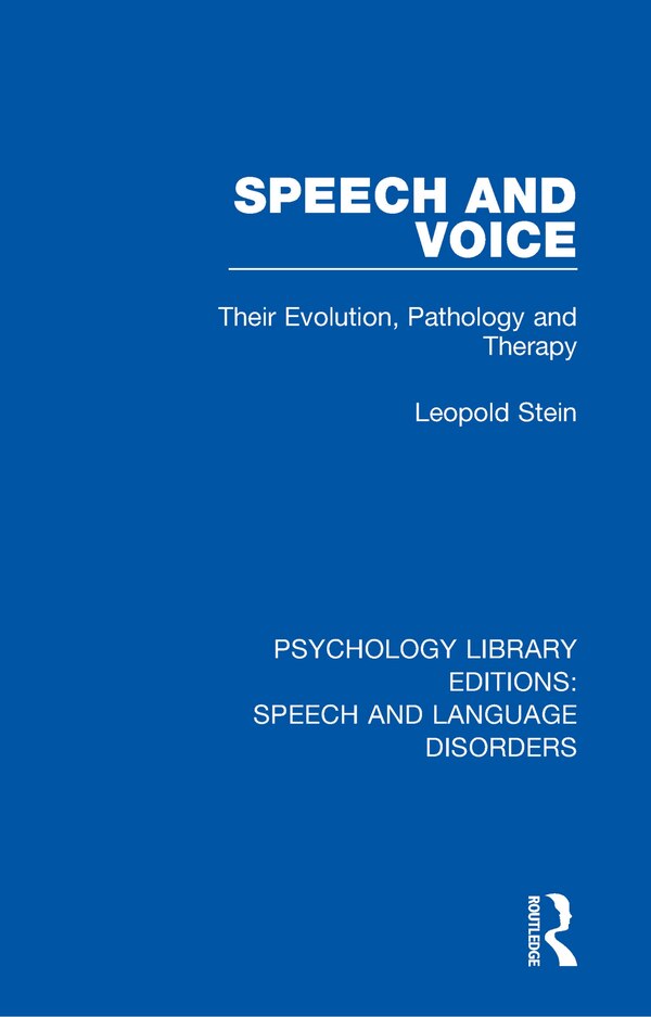 Speech And Voice by Leopold Stein, Hardcover | Indigo Chapters
