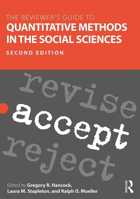 The Reviewer's Guide To Quantitative Methods In The Social Sciences by Gregory R. Hancock, Paperback | Indigo Chapters