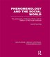 Phenomenology And The Social World by Laurie Spurling, Paperback | Indigo Chapters