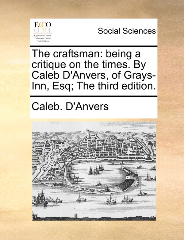 The craftsman by Caleb D'anvers, Paperback | Indigo Chapters