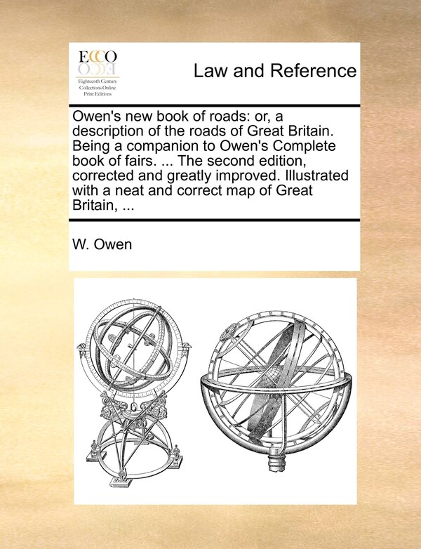 Owen's New Book of Roads by W Owen, Paperback | Indigo Chapters