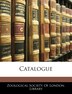 Catalogue by Zoological Society Of London. Library, Paperback | Indigo Chapters