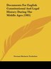Documents For English Constitutional And Legal History During The Middle Ages (1905) by Norman Maclaren Trenholme, Hardcover | Indigo Chapters